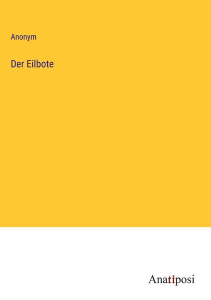 Produktbild: Der Eilbote