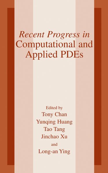 Produktbild: Recent Progress in Computational and Applied PDES