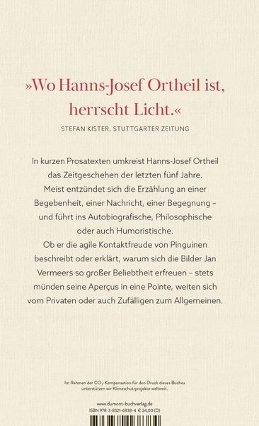 Produktbild: Von nahen Dingen und Menschen
