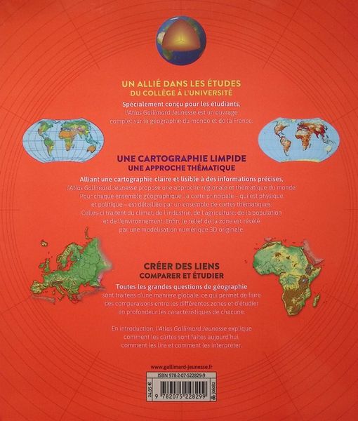 Produktbild: L'atlas Gallimard jeunesse 2025-2026