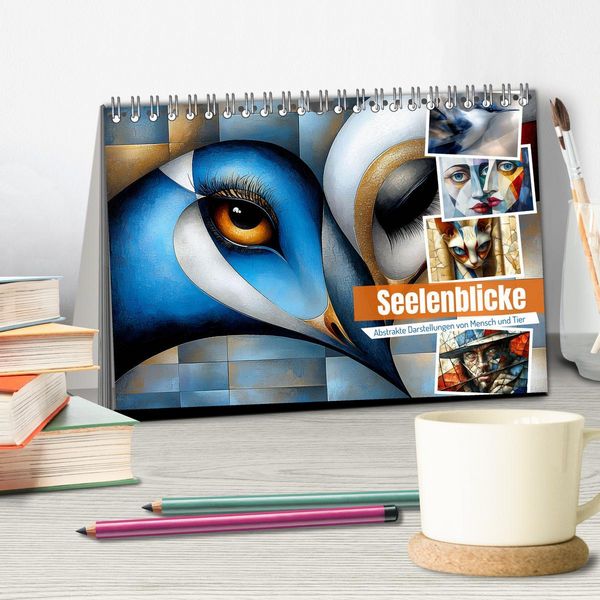 Produktbild: Seelenblicke (Tischkalender 2026 DIN A5 quer), CALVENDO Monatskalender