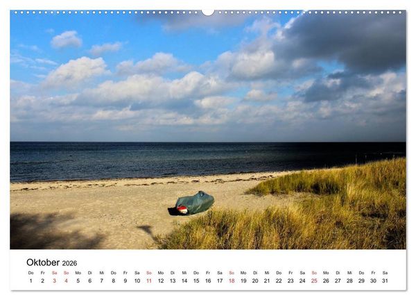 Produktbild: Ostseek&uuml;ste 2026 (Wandkalender 2026 DIN A2 quer), CALVENDO Monatskalender