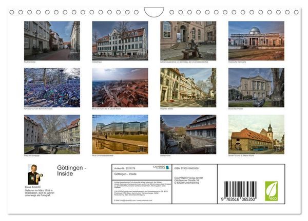 Produktbild: G&ouml;ttingen - Inside (Wandkalender 2026 DIN A4 quer), CALVENDO Monatskalender