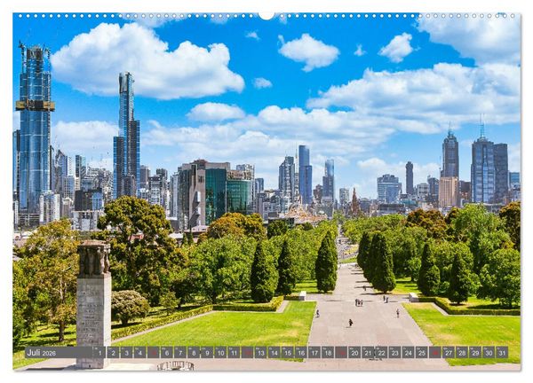 Produktbild: Australien - Metropolen &bull; Outback &bull; Regenwald &bull; Koalas (Wandkalender 2026 DIN A2 quer), CALVENDO Monatskalender