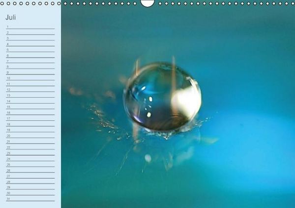 Produktbild: Geburtstagskalender "Wasser-Spiele" (Wandkalender immerw&auml;hrend DIN A3 quer)