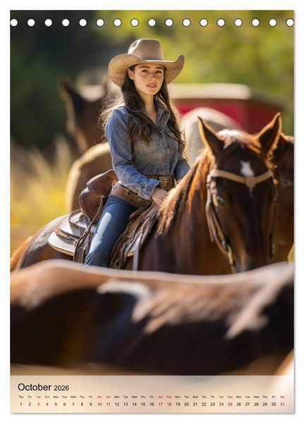 Produktbild: Saddle and Soul (Desk Calendar 2026 DIN A5 portrait), CALVENDO 12 Month DeskCalendar