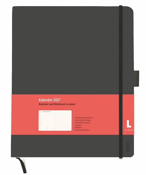 Produktbild: Kombitimer schwarz gro&szlig; 2027