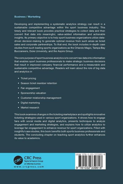 Produktbild: Sport Business Analytics