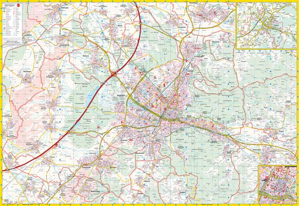 Produktbild: Falk Stadtplan Extra Freiburg 1:17.500