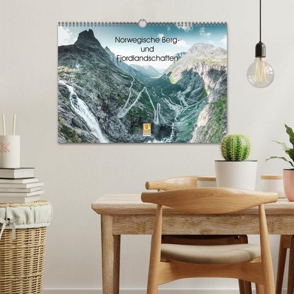 Produktbild: Norwegische Berg- und Fjordlandschaften (Wandkalender 2026 DIN A3 quer), CALVENDO Monatskalender