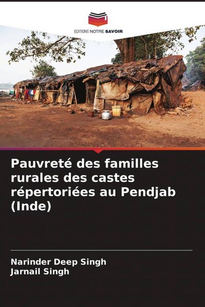 Produktbild: Pauvret&eacute; des familles rurales des castes r&eacute;pertori&eacute;es au Pendjab (Inde)