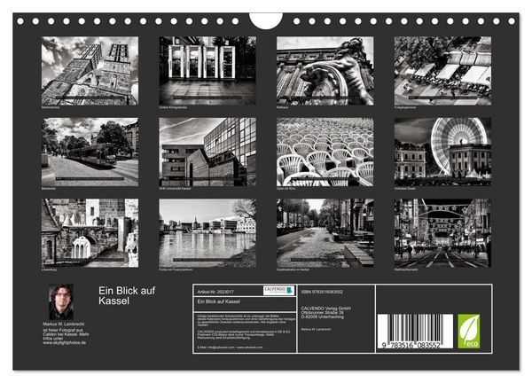 Produktbild: Ein Blick auf Kassel (Wandkalender 2026 DIN A4 quer), CALVENDO Monatskalender
