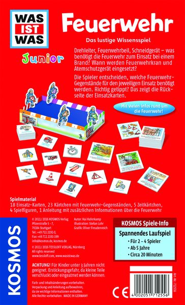 Produktbild: WAS IST WAS Junior Quizspiel - Feuerwehr