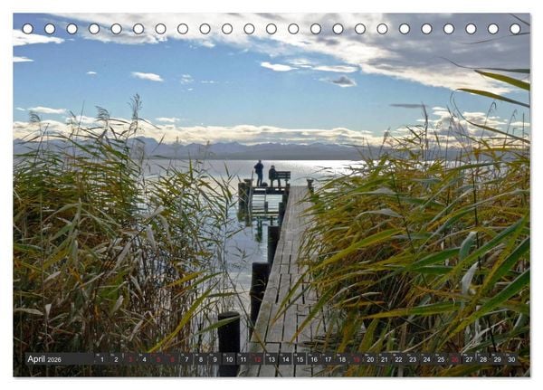 Produktbild: Starnberger See - Auf den Spuren von Ludwig II. und Sisi (Tischkalender 2026 DIN A5 quer), CALVENDO Monatskalender