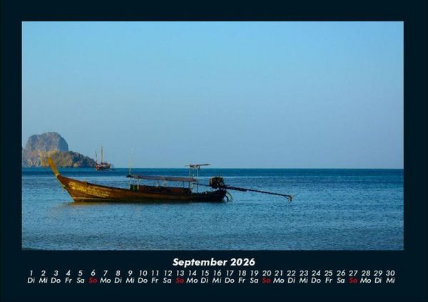 Produktbild: Segelboote 2026 Fotokalender DIN A4