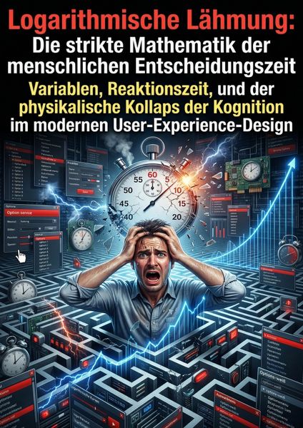 Produktbild: Logarithmische L&auml;hmung: Die strikte Mathematik der menschlichen Entscheidungszeit