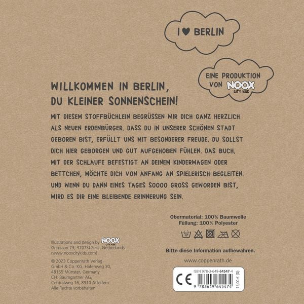 Produktbild: Knister-Babybuch: Willkommen in Berlin