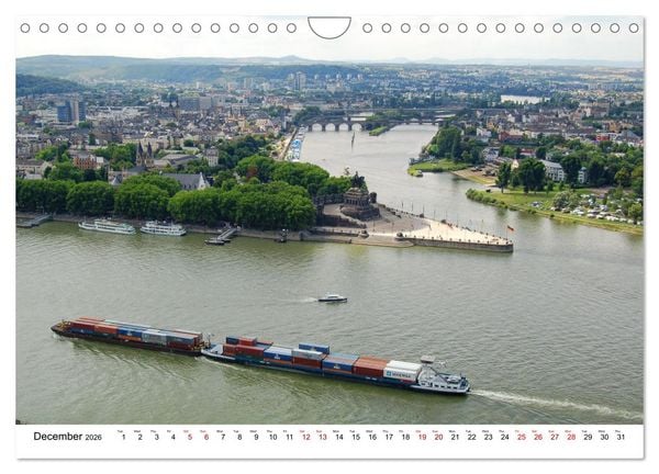 Produktbild: The Moselle valley - Along the Moselle river from Trier to Koblenz (Wall Calendar 2026 DIN A4 landscape), CALVENDO 12 Month Wall Calendar