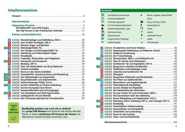 Produktbild: ROTHER Wanderf&uuml;hrer Fr&auml;nkische Schweiz. 50 Touren im Frankenjura &ndash; mit Oberem Maintal, Hersbrucker Schweiz und N&uuml;rnberger Land