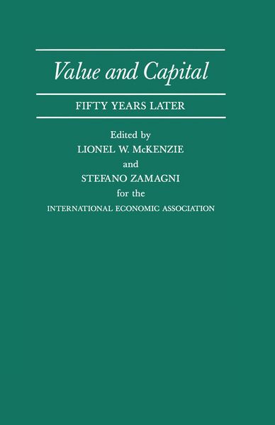 Produktbild: Value and Capital: Fifty Years Later