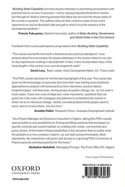 Produktbild: Building State Capability