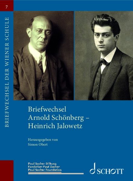 Produktbild: Briefwechsel Arnold Sch&ouml;nberg &ndash; Heinrich Jalowetz