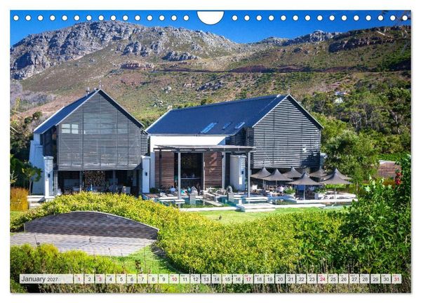 Produktbild: South African Wineries, wine architecture between tradition and modernity (Wall Calendar 2027 DIN A4 landscape), CALVENDO 12 Month Wall Calendar