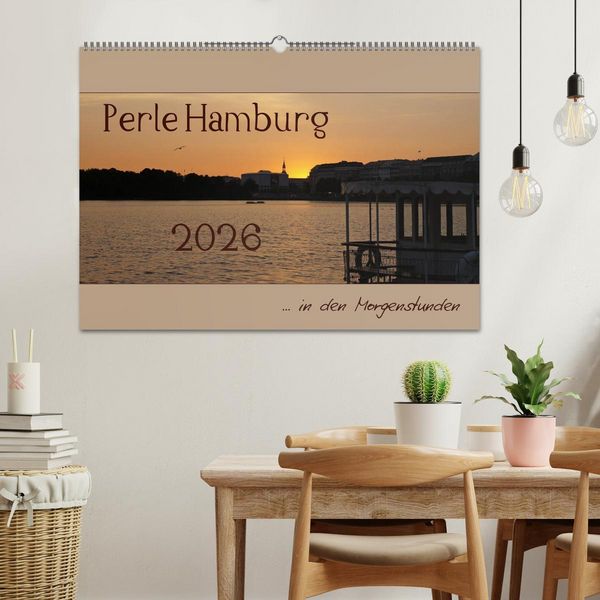 Produktbild: Perle Hamburg (Wandkalender 2026 DIN A2 quer), CALVENDO Monatskalender