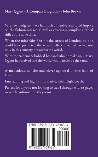 Produktbild: Mary Quant - A Compact Biography