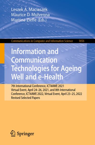 Produktbild: Information and Communication Technologies for Ageing Well and e-Health