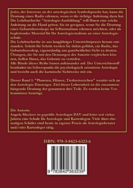 Produktbild: Astrologie-Ausbildung, Band 1