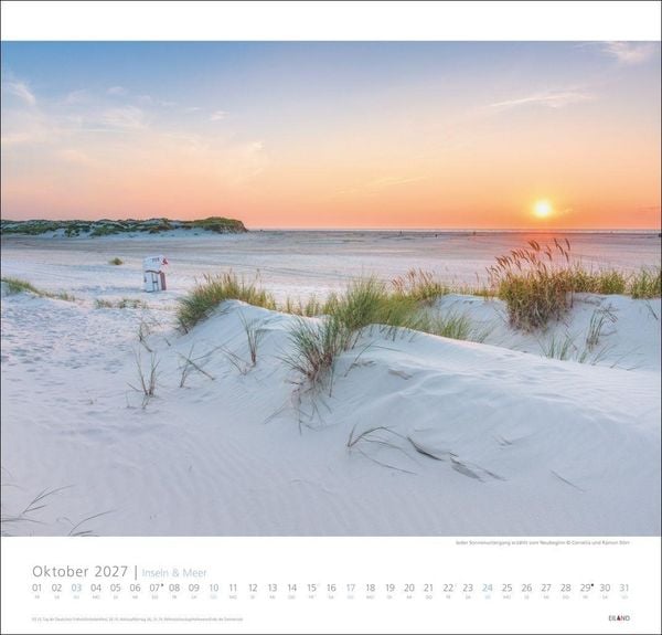 Produktbild: Inseln und Meer Edition Kalender 2027