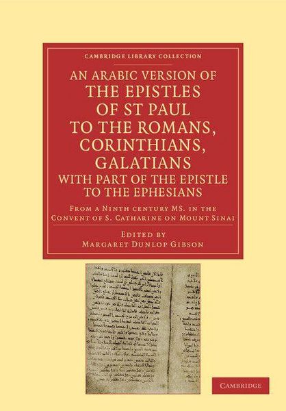 Produktbild: Arabic Version of Epistles of St. Paul to Romans, Corinthians,