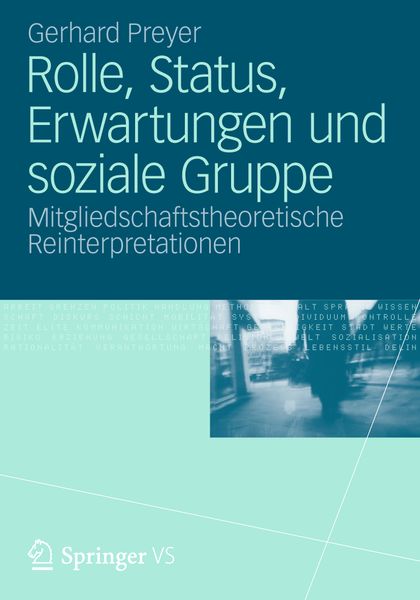 Produktbild: Rolle, Status, Erwartungen und soziale Gruppe