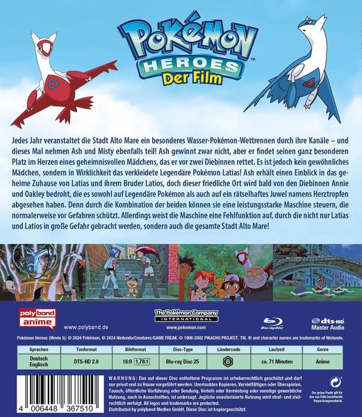 Produktbild: Pok&eacute;mon Heroes - Der Film
