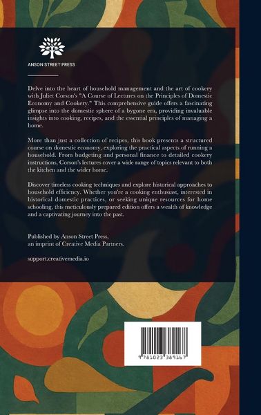 Produktbild: A Course of Lectures on the Principles of Domestic Economy and Cookery