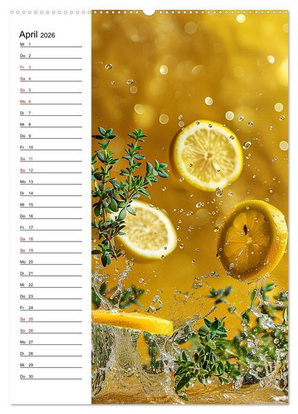 Produktbild: Kr&auml;uterfrische (Wandkalender 2026 DIN A2 hoch), CALVENDO Monatskalender