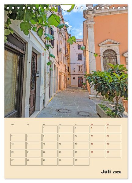 Produktbild: Piran, Sloweniens Perle am Mittelmeer (Wandkalender 2026 DIN A4 hoch), CALVENDO Monatskalender