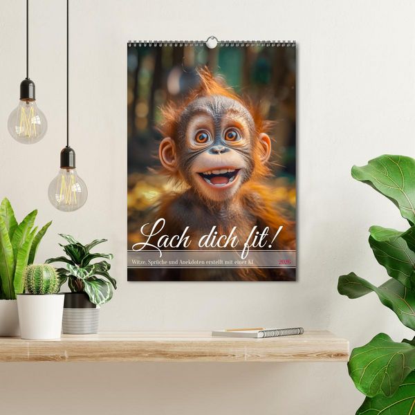 Produktbild: Lach Dich fit ! (Wandkalender 2026 DIN A3 hoch), CALVENDO Monatskalender