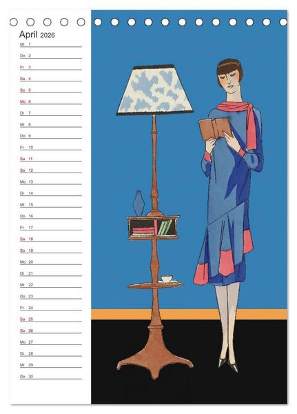 Produktbild: Historische Eleganz (Tischkalender 2026 DIN A5 hoch), CALVENDO Monatskalender