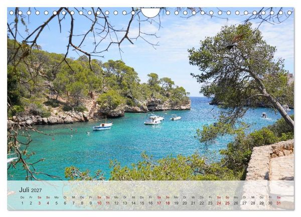 Produktbild: Cala Figuera - Mallorcas Traumbucht (Wandkalender 2027 DIN A4 quer), CALVENDO Monatskalender