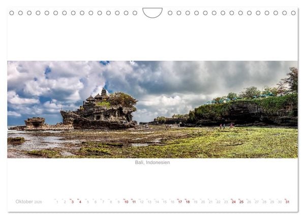 Produktbild: Panoramablicke weltweit (Wandkalender 2026 DIN A4 quer), CALVENDO Monatskalender
