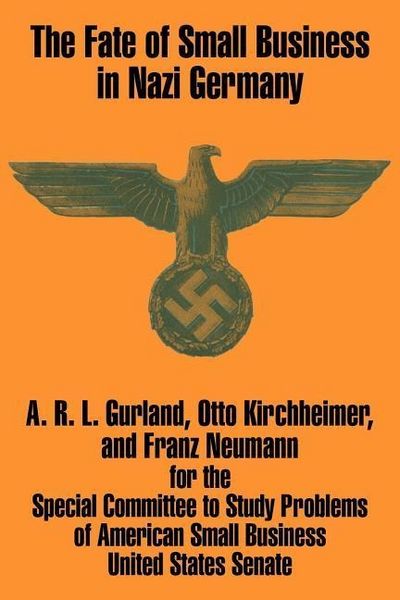 Produktbild: The Fate of Small Business in Nazi Germany