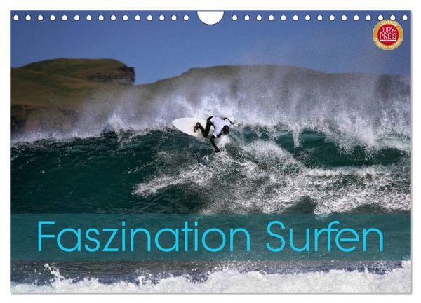 Produktbild: Faszination Surfen (Wandkalender 2026 DIN A4 quer), CALVENDO Monatskalender