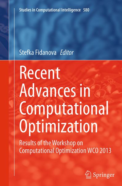 Produktbild: Recent Advances in Computational Optimization