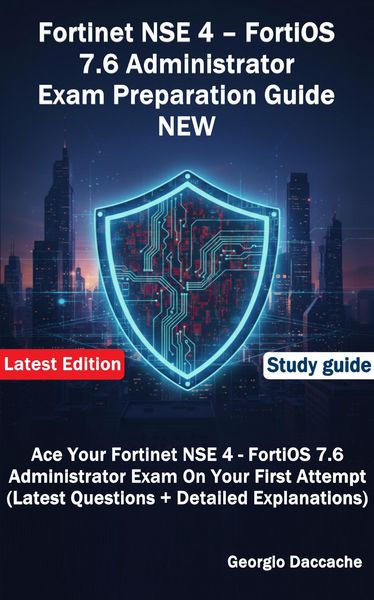 Produktbild: Fortinet NSE 4 - FortiOS 7.6 Administrator Exam Preparation Guide