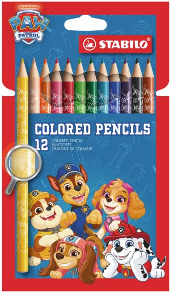 Produktbild: Farbstifte Trio PawPatrol 12St