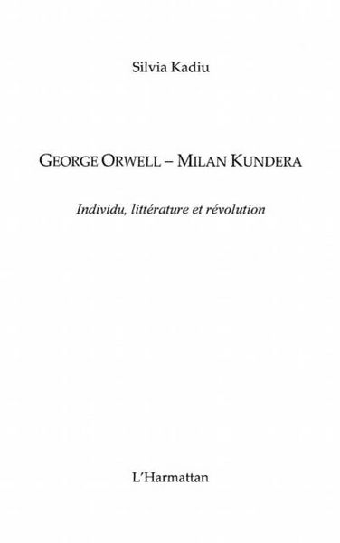 Produktbild: George orwell - milan kundera
