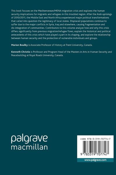 Produktbild: Migration, Refugees and Human Security in the Mediterranean and MENA