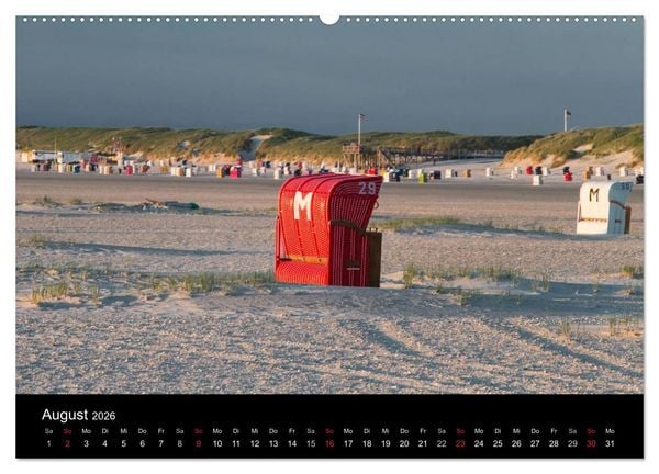 Produktbild: Amrumer Impressionen (Wandkalender 2026 DIN A2 quer), CALVENDO Monatskalender